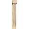 Ekena Millwork Traditional Block Rough Sawn Bracket w/ Offset Brace, Douglas Fir, 6"W x 28"D x 40"H BKT0604X28X40TRA05RDF - alternate 2